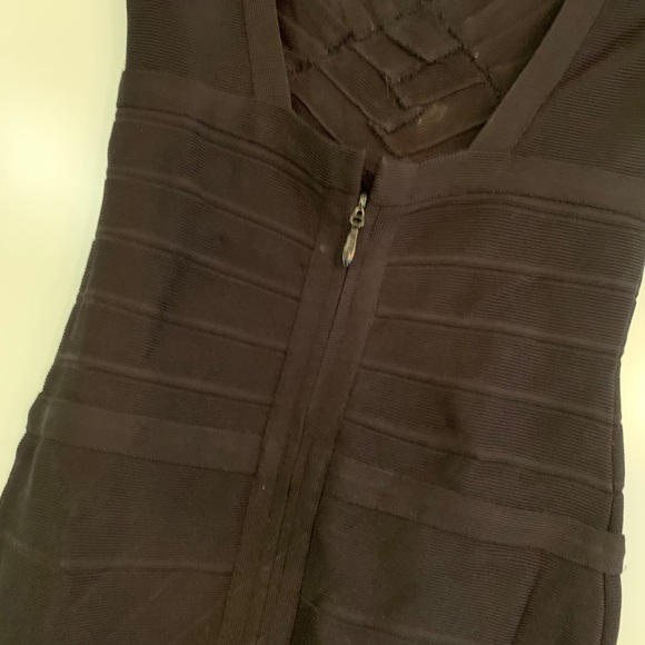 Herve Leger black bandage dress - Picture 6 of 7